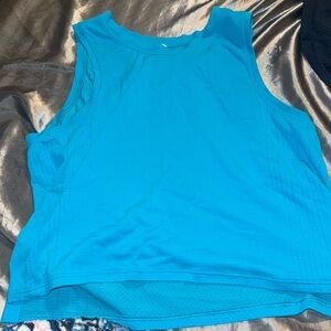 blue lululemon tank top-older style